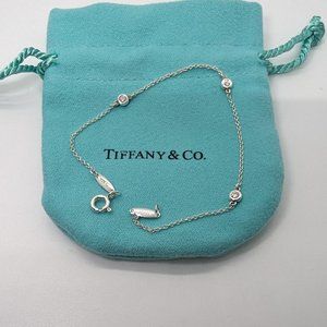 Tiffany & Co. Elsa Peretti 0.09 Diamonds by the Yard Bracelet in Sterling Silver